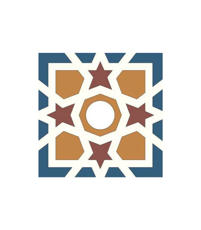 Suelo hidráulico amarillo azul