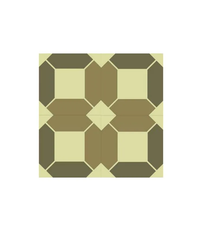 Baldosa hidráulica Colección clásica Mod C 05 - 2