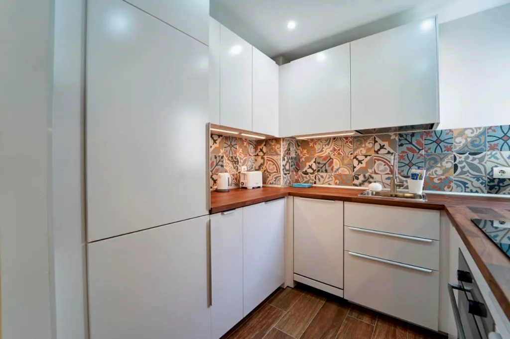 decoración de cocinas con baldosas hidráulicas