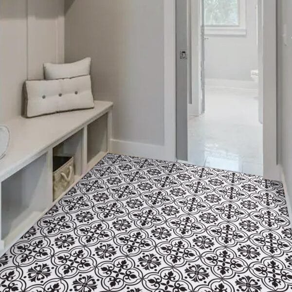 tendencias de suelos hidráulicos - baño con suelo hidráulico en el piso