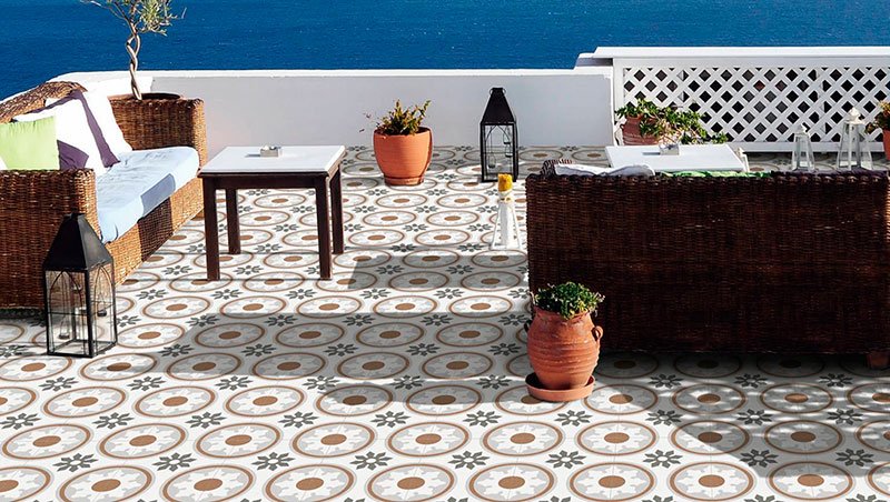 Suelo hiraulico exterior - terraza