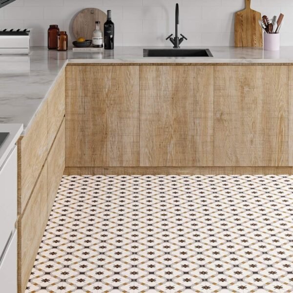 Suelo hidráulico beige - combinaciones