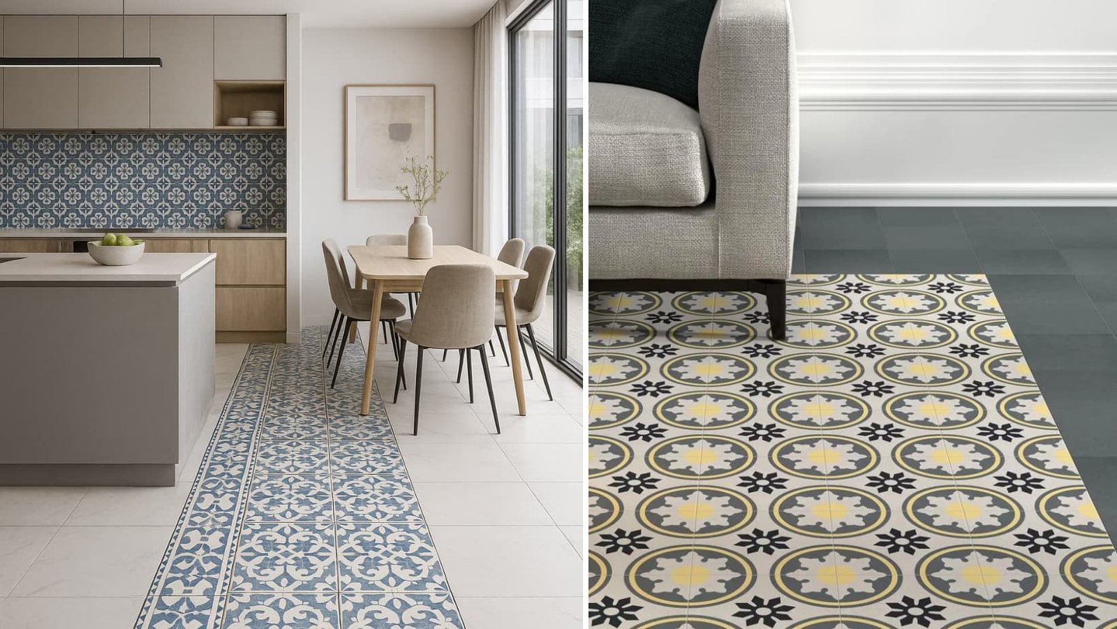 Cómo combinar suelos hidráulicos con suelos porcelánicos - ANTICTILES ...