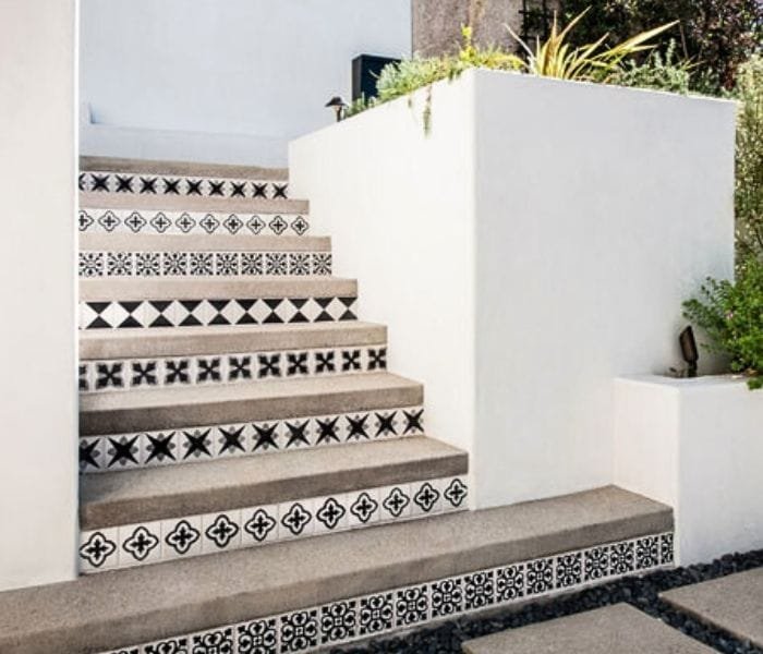 baldosas hidráulicas exteriores